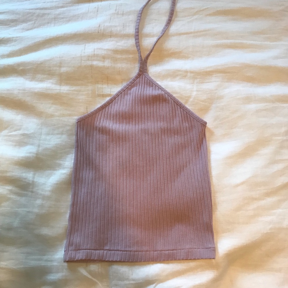 Urban Outfitters pink halter top
